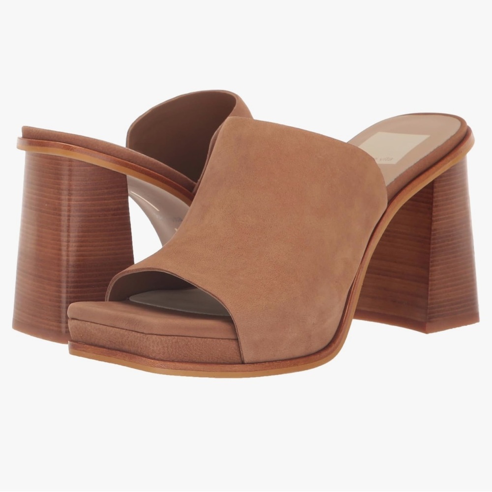 Dolce Vita ANISE Womens Suede Slip On Mule Sandals